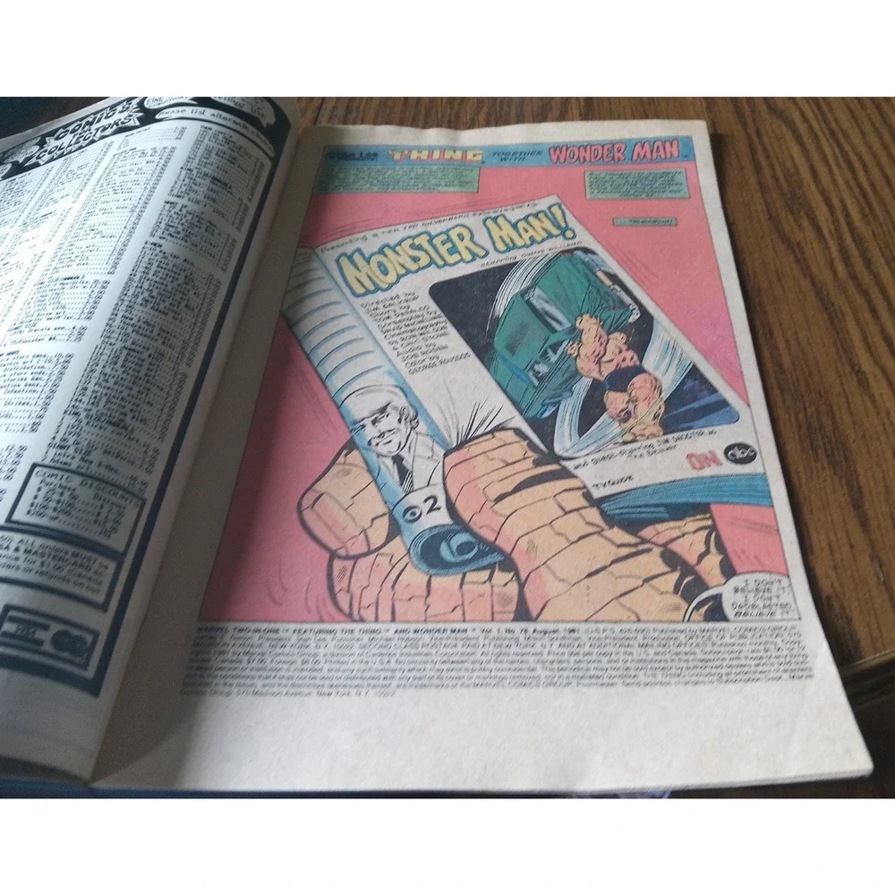 Marvel Two-In-One #78 (August 1981 Marvel Comics)